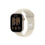 APPLE Watch Series 12 GPS 42mm Light Gold Aluminium Case with Sand Sport Band - M/L (MJEE4WF/A) - slika 1