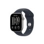 APPLE Watch Series 12 GPS 46mm Space Grey Aluminium Case with Navy Blue Sport Band - M/L (MJEJ4WF/A) - slika 1