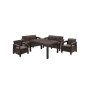 CURVER Baštenska garnitura Corfu Fiesta braon CU 258945 OUTLET - slika 1