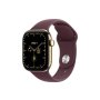 APPLE Watch Series 12 GPS + Cellular 46mm Radiant Gold Titanium Case with Burgundy Sport Band - S/M (MJGR4WF/A) - slika 1