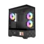 RAIDMAX Infinita i803 ARGB Black LCD Ekran midi kuciste i803BF - slika 1