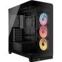 CORSAIR FRAME 4500X LX-R RGB iCUE LINK Panoramic crno midi kuciste CC-9011316-WW - slika 1