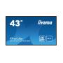 IIYAMA Digitalni ekran 43'' LH4341UHS-B2 IPS 3840x2160/8ms/HDMI/VGA/USB/zvucni - slika 1