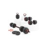 KSIX KSIX BMANC01N50 SET Tegova 50KG, DISKOVI, BUČICE, ŠIPKA, KETLBEL, CRNI - slika 1