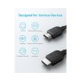 ANKER Video kabl HDMI (M) - HDMI (M) 8K 1.8m crni - slika 3