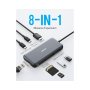 ANKER USB-C Data Hub, 8u1 Multiport, PD 85W, 10Gbps - slika 2