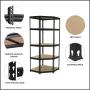 EPRO Metalna montažna ugaona polica Premium 180x90x40cm, metal-drvo, 875kg (5x175kg) - slika 2
