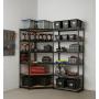 EPRO Metalna montažna ugaona polica Premium 180x70x30cm, metal-drvo, 875kg (5x175kg) - slika 4