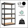 EPRO Metalna montažna polica Premium 180x90x35cm, metal-drvo, 875kg (5x175kg) - slika 1