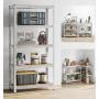 EPRO Metalna montažna polica Standard 180x90x40cm, metal-drvo, 875kg (5x175kg) - slika 3
