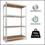 EPRO Metalna montažna polica Standard 150x70x30cm, metal-drvo, 700kg (4x175kg) - slika 1