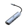 GENIUS UH-545 5-in-1 USB 3.0 Iron Grey Hub - slika 2