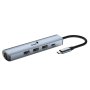 GENIUS UH-545 5-in-1 USB 3.0 Iron Grey Hub - slika 3