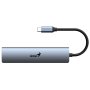 GENIUS UH-545 5-in-1 USB 3.0 Iron Grey Hub - slika 4
