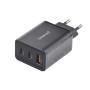 INTENSO Power Adapter W65ACC GaN Black - slika 1