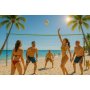 MOVEPRO Sklopiva sportska mreža 600×240 cm za odbojku i badminton - slika 4