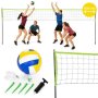 MOVEPRO Sklopiva sportska mreža 600×240 cm za odbojku i badminton - slika 1