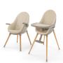 KINDERKRAFT KINDERKRAFT STOLICA ZA HRANJENJE 2U1 FINI UP BEIGE - slika 1