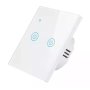 GEMBIRD GEMBIRD ZIGBEE-SMART-2 GANG-RSH-SP002-EU Gembird 2 Smart bezicna prekidaca,APP glasovna kontrola Glass Touch - slika 1