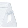 Bolzz Mini baštenski plastenik beli 180 × 140 × 94 cm - slika 3