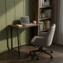 ModernHome Sklopivi radni sto za računar 80 × 45 cm – LOFT Dark - slika 2