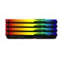 KINGSTON 64GB (4x16GB) DDR5 6000MT/s CL40 FURY Beast Black RGB XMP (KF560C40BBAK4-64) - slika 2