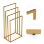 ModernHome Metalni držač za peškire sa 4 kraka, zlatni - slika 4