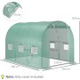 Bolzz BAŠTENSKI PLASTENIK 3X2X2m GARDEN - slika 3