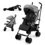 KINDERKRAFT KOLICA ZA BEBE SIESTA 2 GREY - slika 1
