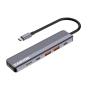 CANYON Hub DS-17 6in1 4k USB-C Grey - slika 1