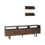 HANAH HOME TV polica Aristo Walnut OUTLET - slika 1