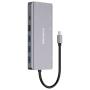 CANYON Hub DS-12 13in1 4k USB-C Dark Grey - slika 2