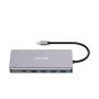 CANYON Hub DS-12 13in1 4k USB-C Dark Grey - slika 1