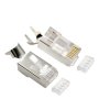 GEMBIRD LC-PTF7-01/100 Zasticeni modularni CAT7 prolazni utikac 15u pozlacen, FTP, SFTP, 100 kom. - slika 2