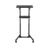 GEMBIRD TVS-DESK-01-BK Mobilni sto sa toèkicima, 1110-1345 mm, crne boje - slika 3
