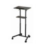 GEMBIRD TVS-DESK-01-BK Mobilni sto sa toèkicima, 1110-1345 mm, crne boje - slika 1