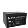 AGM NPP NP12V-12Ah, BATTERY, C20=12AH, T2, 151x98x95x100, 3,3KG, BLACK - slika 4
