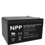 AGM NPP NP12V-12Ah, BATTERY, C20=12AH, T2, 151x98x95x100, 3,3KG, BLACK - slika 1