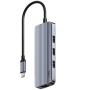 CUDY UH606 6-In-1 USB-C Hub with Gigabit Ethernet Port - slika 1