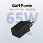 LENOVO GaN Nano USB-C 65W punjač, crni (G0A6GN65EU) - slika 3