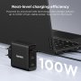 LENOVO Multi-port USB-C 100W GaN punjač (G0A6100BEU) - slika 2