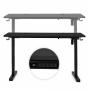 ModernHome Elektricni radni sto 140*60 cm sa podesivom visinom 72-118 cm, crni - ModernHome - slika 3