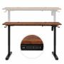 ModernHome Elektricni radni sto 140*60 cm sa podesivom visinom 72/-118 cm, rusticni hrast -ModernHome - slika 3