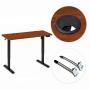 ModernHome Elektricni radni sto 140*60 cm sa podesivom visinom 72/-118 cm, rusticni hrast -ModernHome - slika 4