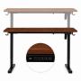 ModernHome Elektricni radni sto 140*60 cm sa podesivom visinom 72*118 cm, tamni hrast -ModernHome - slika 3