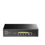 CUDY GS1005PTS1 5-Port 10/100/1000M Gigabit 4PoE+ 1RJ45 Switch with 1 SFP Slot - slika 1