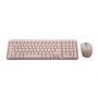 LOGITECH MK251 Wireless Bluetooth tastatura + miš, roze - slika 3