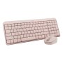 LOGITECH MK251 Wireless Bluetooth tastatura + miš, roze - slika 1