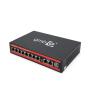 GEMBIRD POE-FS1010PG Switch, IEEE802.3af/at, 8 PoE 10/100M, 2 UP-link 100/1000M , 52V 120W, 30W/PoE, VL - slika 2