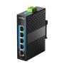 CUDY IG1005P 5-Port Gigabit Industrial PoE+ Switch 10/100/1000Mbps - slika 1